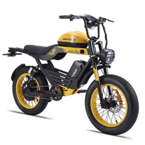 HappyRun eBike G100 Yellow and Black