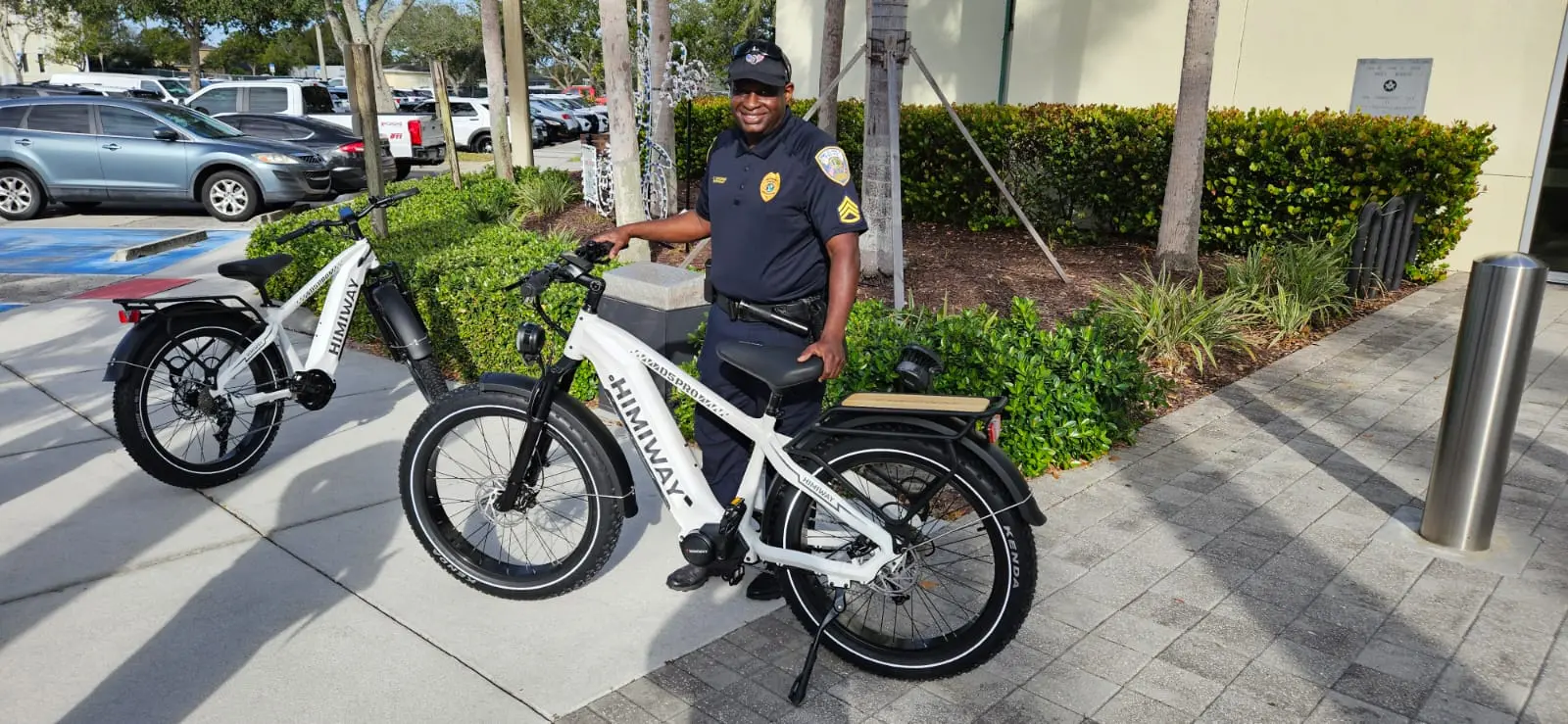 Port St Lucie Police Department uses Himiway E-Bikes from Tiki EV USA