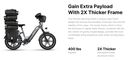 Himiway Cargo Ebike Big Dog - Extra Payload with 2x Thicker Frame