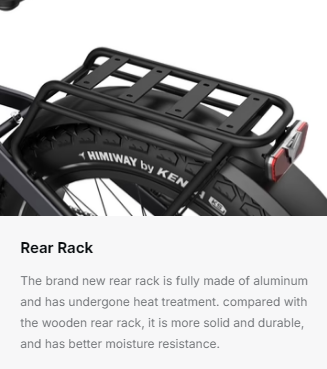 Himiway Rhino D5 Rear Rack