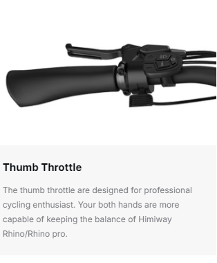 Himiway Rhino D5 Thumb Throttle